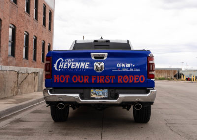 Visit Cheyenne truck wrap