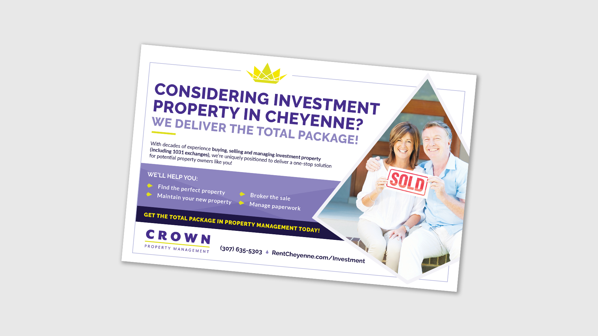 Crown Property Management print ad