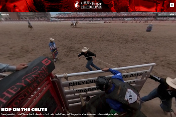 Immersive 360º Video Rodeo Experience