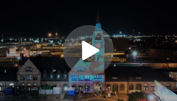 Custom Projection Video for Wyoming Convention and Visitors Bureau